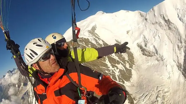 Ascencion Mont-Blanc et parapente