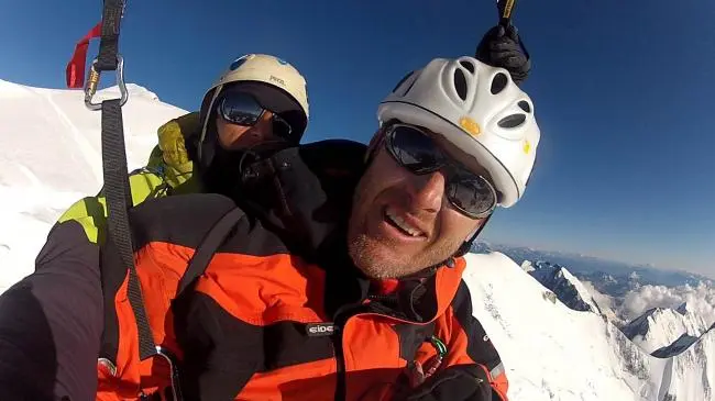 Ascencion Mont-Blanc et parapente