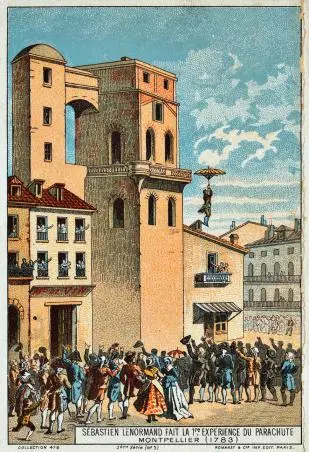1797 : Descente de Jacques Garnerin en parahute 