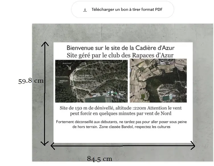 Panneau Site