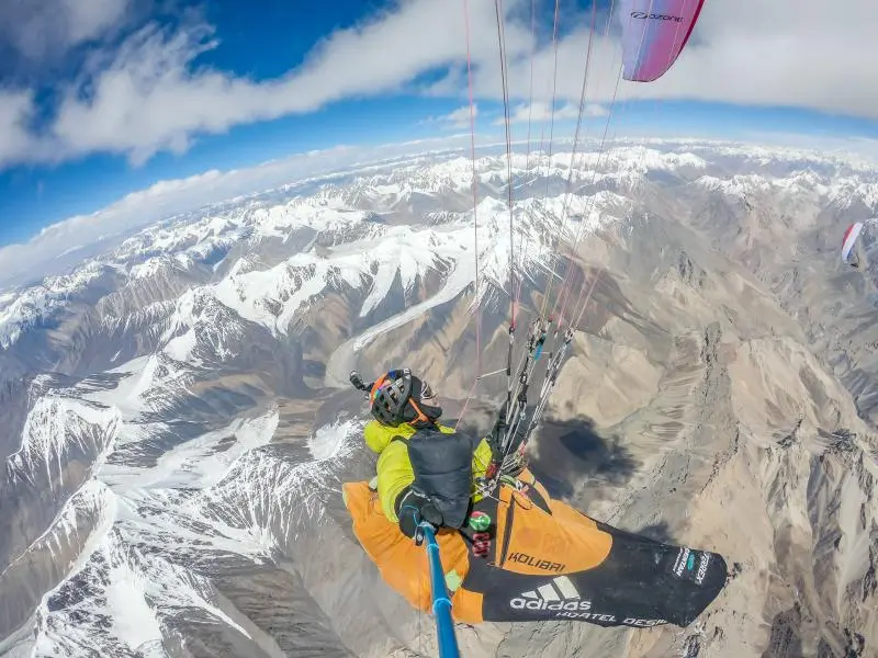 Plaf à 7950 m, pour nos deux bivouaqueurs