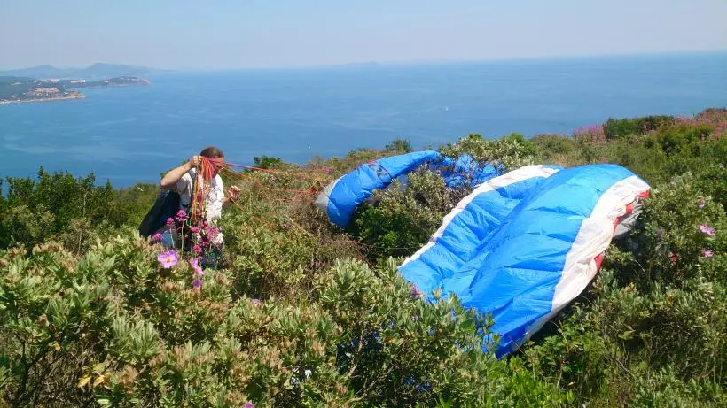 Dimanche, tour à la plage pour fuir les cunimbs.