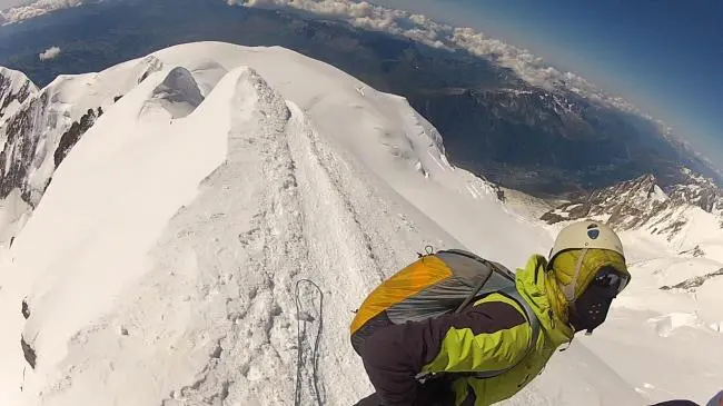 Ascencion Mont-Blanc et parapente