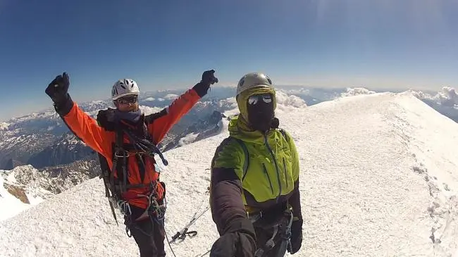 Ascencion Mont-Blanc et parapente