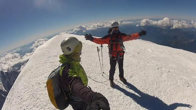 Ascencion Mont-Blanc et parapente