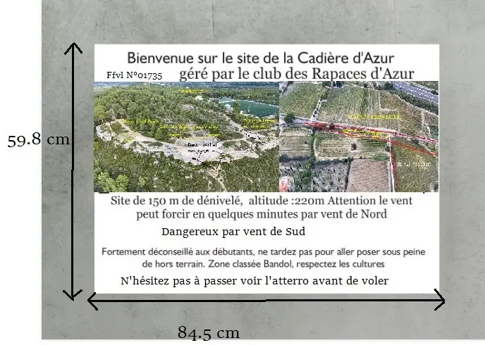 Panneau site V2