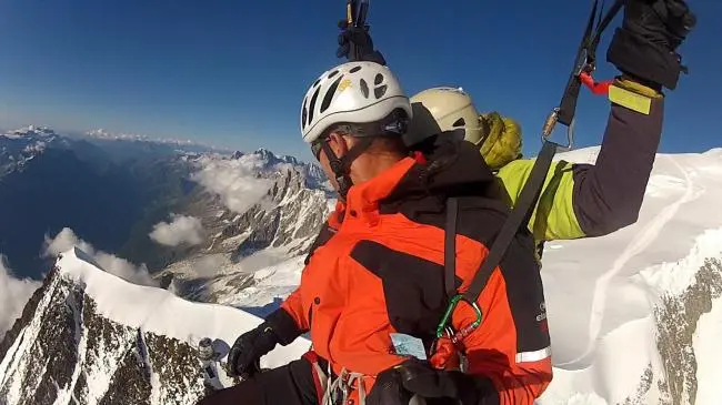 Ascencion Mont-Blanc et parapente