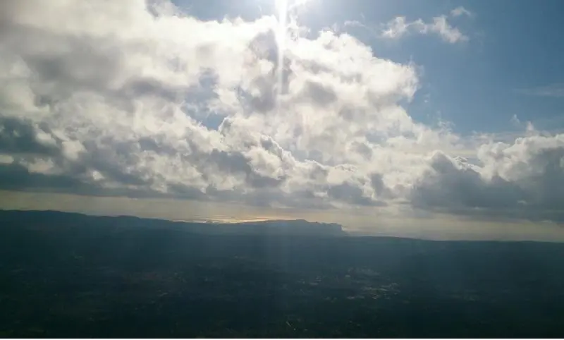 1er nuage au Garlaban de 2018