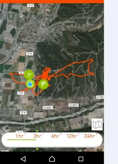 Essai d'un petit tracker de rando