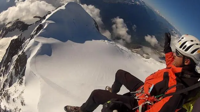 Ascencion Mont-Blanc et parapente