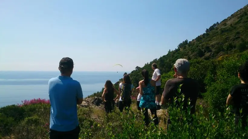 Dimanche, tour à la plage pour fuir les cunimbs.