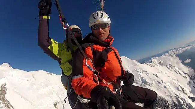 Ascencion Mont-Blanc et parapente