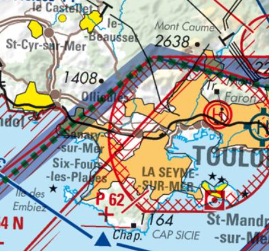 Cap Sicié et zone P62